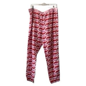 Victoria's Secret Pink and Red Pajama Pants